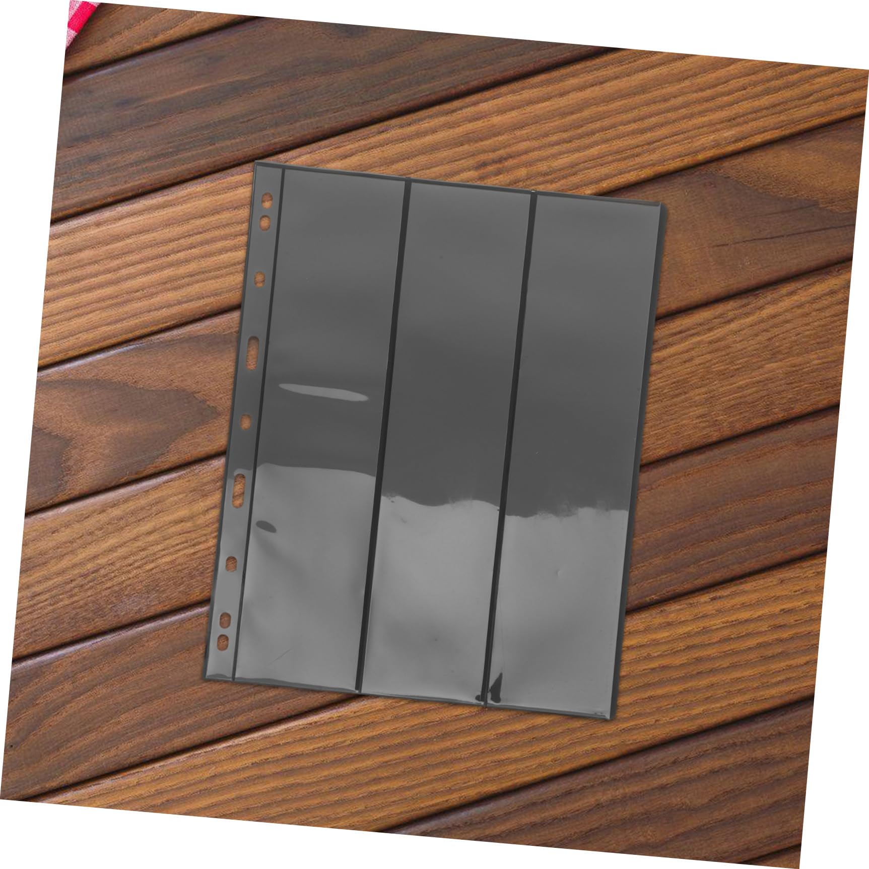 10 pezzi Pagine Album Doppia Faccia in PVC Nero per Collezionisti di Francobolli di Conservazione Leggeri e Facili da Usare per Raccoglitori da Pagine Extra per Ordinata