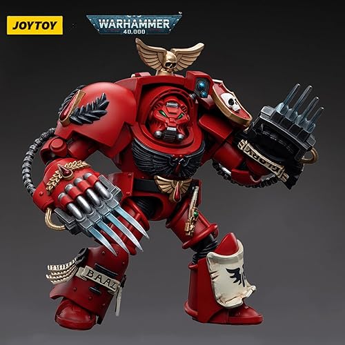 Miniatura 7 de JoyToy 118 Warhammer 40,000 Figura de acción Blood Angels Assault Terminators (juego de 3 figuras) (DavinosLeonidTaelon) Modelo de colección