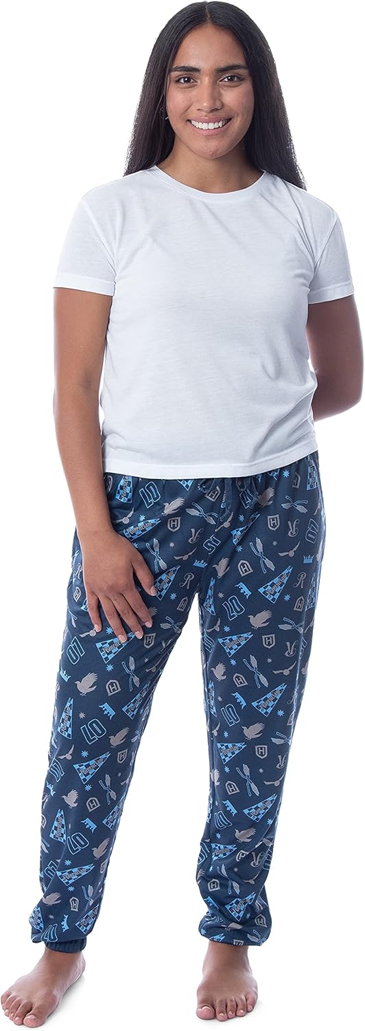 INTIMO Harry Potter Womens' Hogwarts House Sleep Jogger Pajama Pants-All Houses - Image 4
