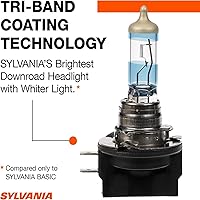 Vista 7 de SYLVANIA H11B foco delantero de luz halógena Ultra SilverStar, contiene 2 focos