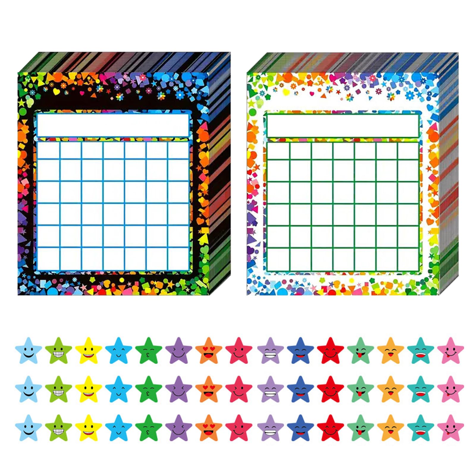 Star Stickers Reward Chart 80 Pack Classroom Home Reward Chart with 2400 Reward Stickers for Kids Students Behavior
