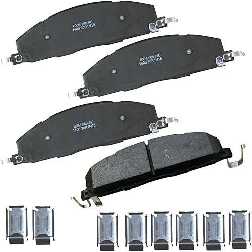 Vista 454 de Bendix Premium SBM8 - Pastillas de freno semimetálicas Premium para modelos seleccionados Buick Special, Camaro, Corvette, Phaeton, Olds F85, Vista