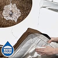 Vista 119 de Comfort Expression - Cama ortopédica para perros extragrandes, 53 x 42 pulgadas, cama impermeable y de apoyo de espuma con cojines removibles