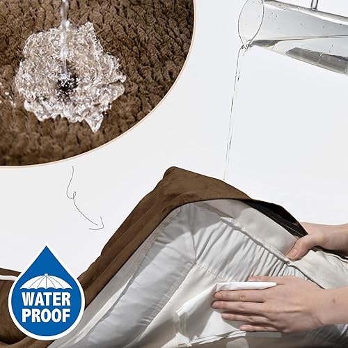 Miniatura 119 de Comfort Expression - Cama ortopédica para perros extragrandes, 53 x 42 pulgadas, cama impermeable y de apoyo de espuma con cojines removibles, con