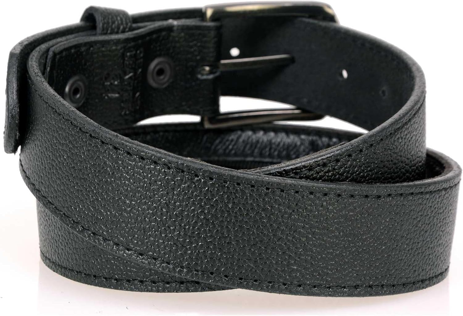 Milwaukee Leather MP7150 Men's Black Genuine Cowhide Leather Money Belt W/Secure Front Buckle for Motorcycle Rider
