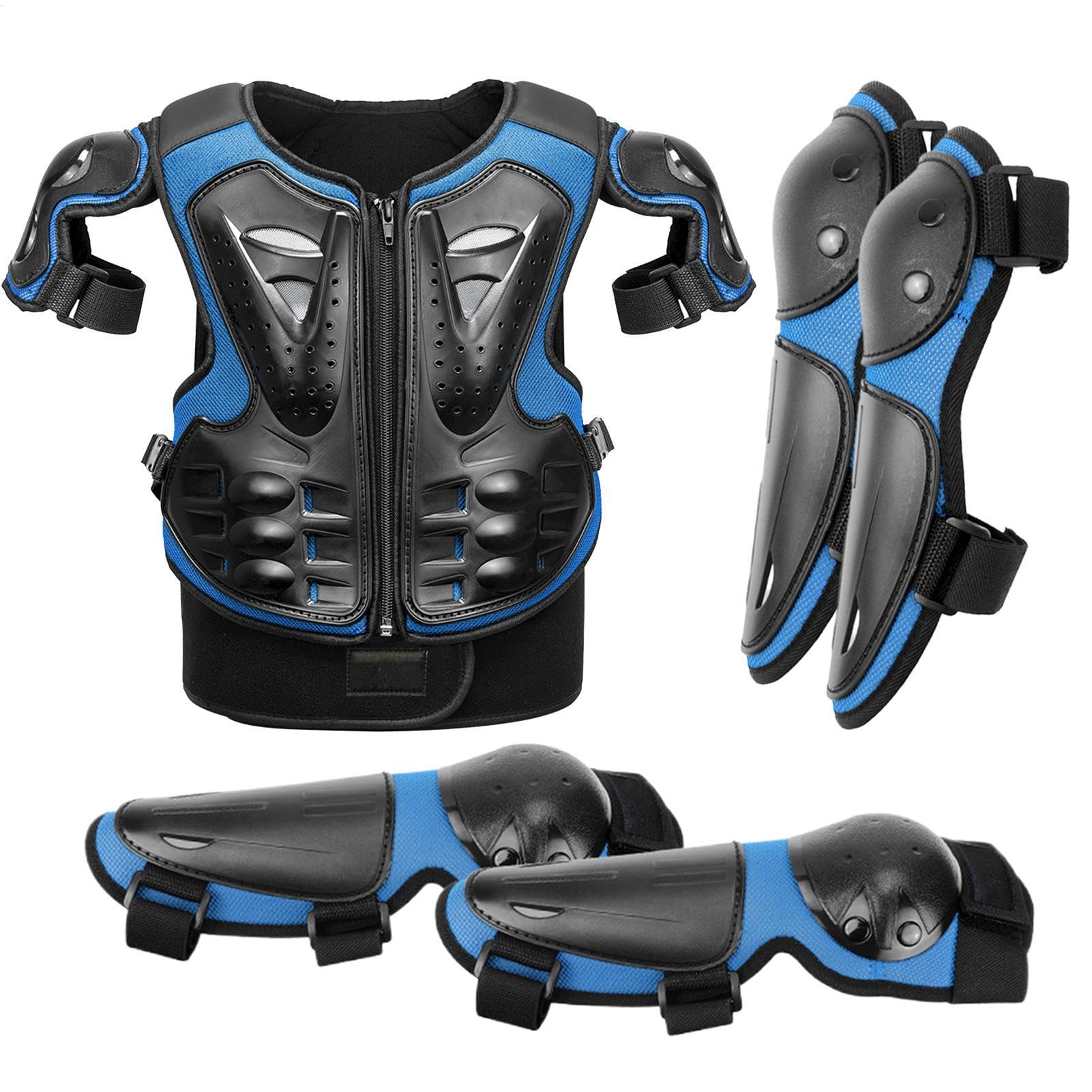 Equipamiento de Moto para niños, Equipo de Dirtbike para niños de 8 a 14 años | 5 Piezas de Accesorios para Moto de Juvenil, Equipo de Motocross para niños, Equipo de equitación de Dirt