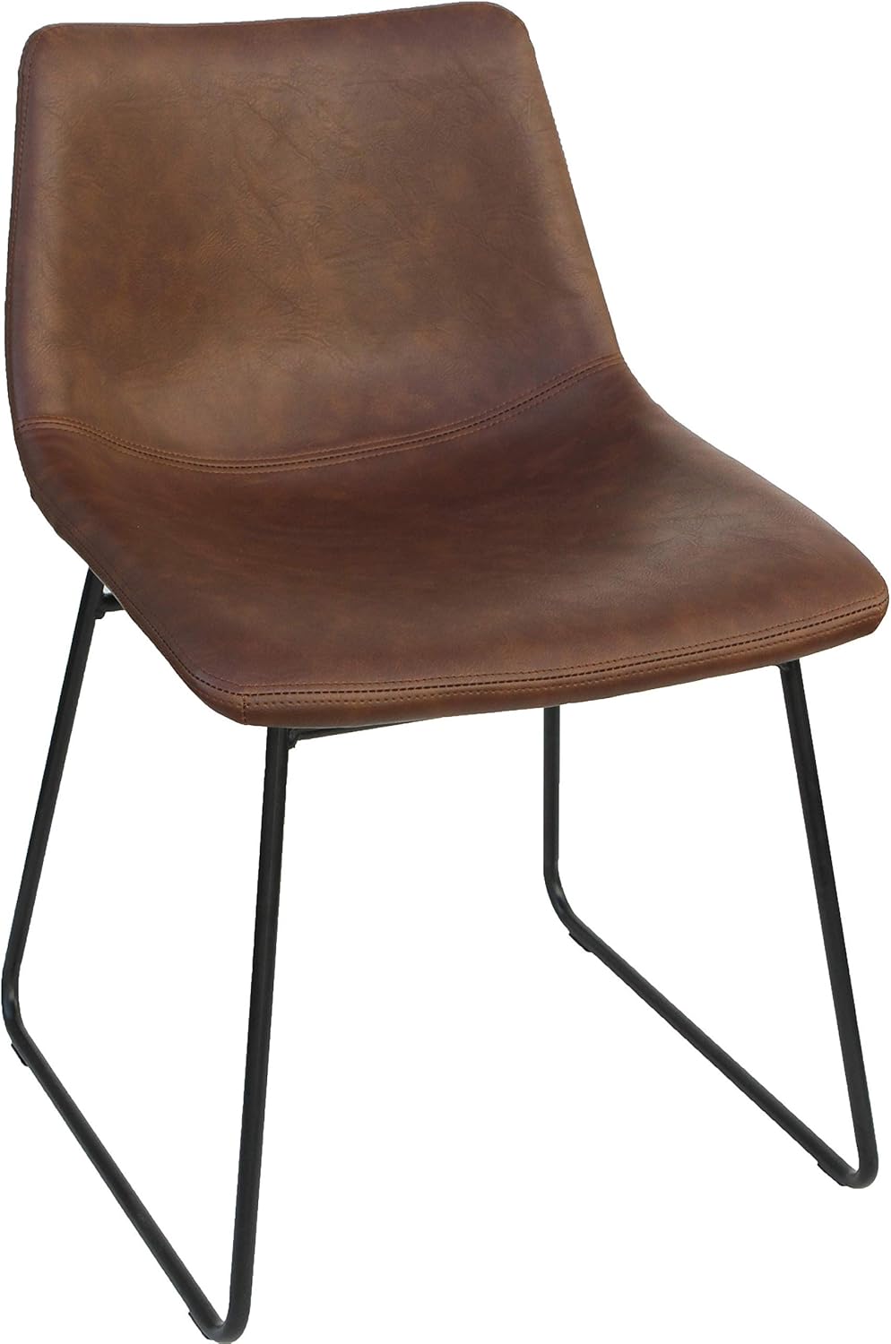 Lorell LLR42957 - Mid-century Modern Sled Guest Chair