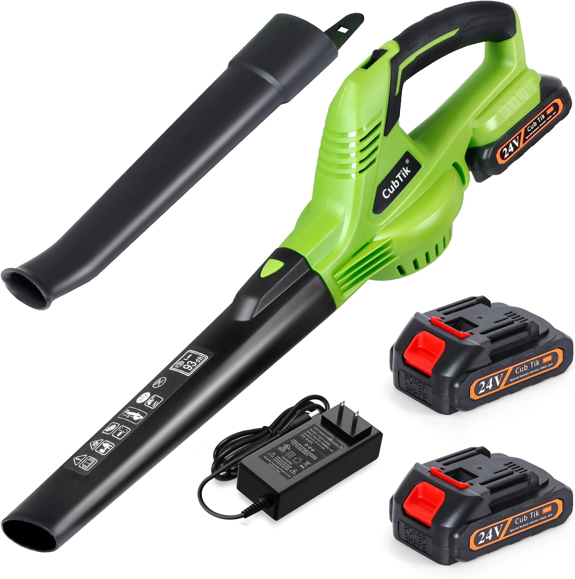 Litheli 20V Leaf Blower Cordless 2.0 Ah Battery Powered