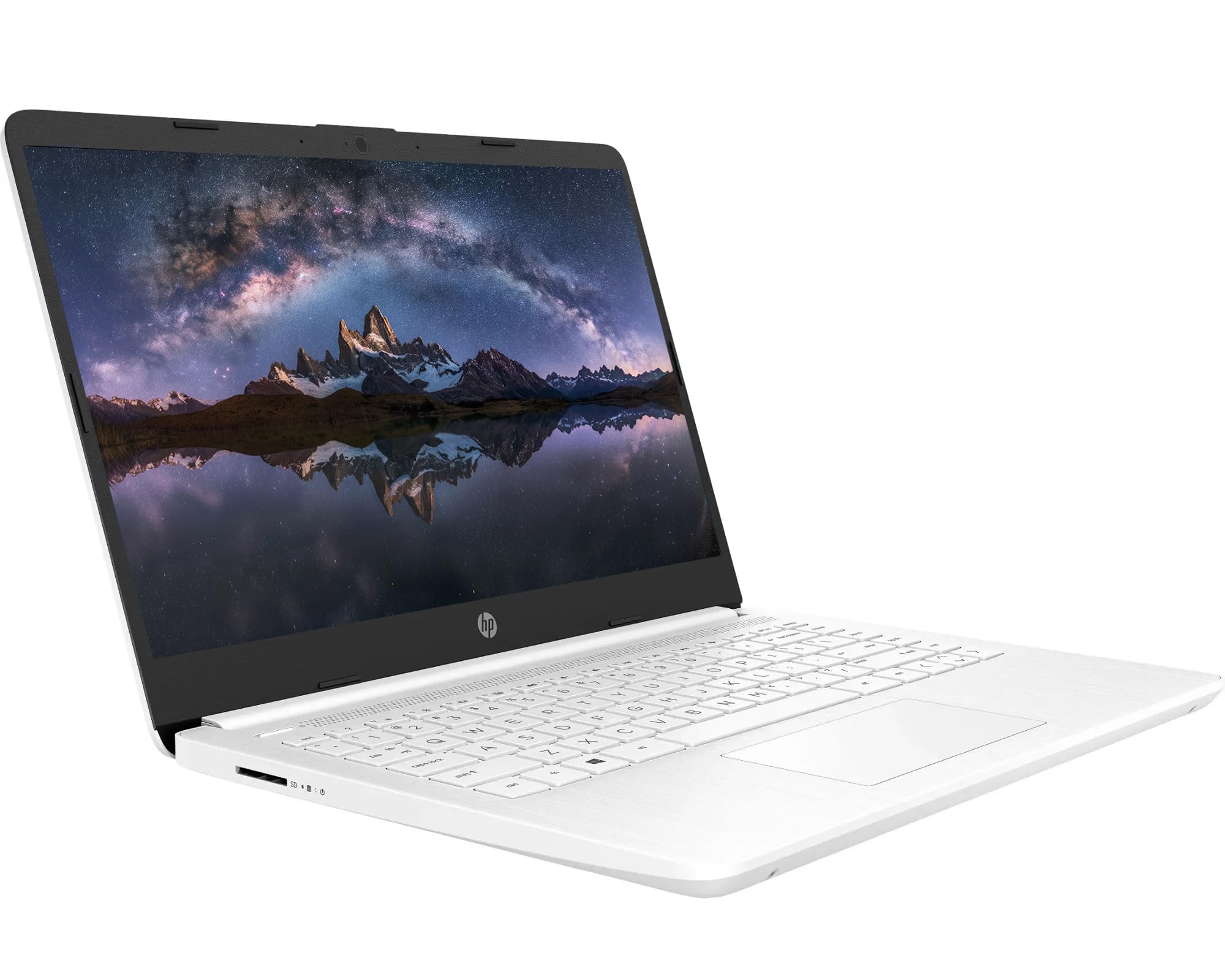 HP 14 inch HD Laptop | Microsoft Office & 1TB Cloud Storage (1-Year) | 16GB RAM | 64GB eMMC + 64GB Card + 128GB Portable SSD| 4-Core Intel CPU| Webcam & Mic| AI-Powered Windows 11| Versatile LE Bundle