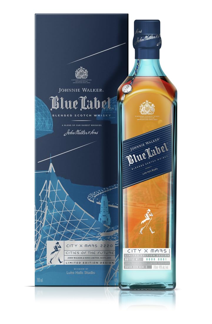 Whisky Escocês Blue Label Johnnie Walker Mars Garrafa 750ml