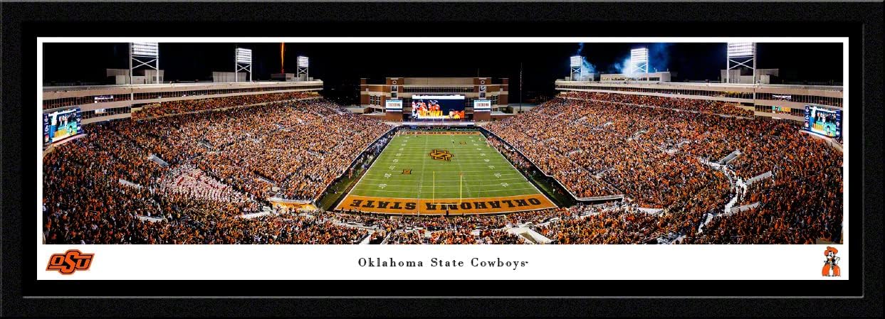 Oklahoma State Football - Panoramic Posters and Framed Pictures by Blakeway Panoramas