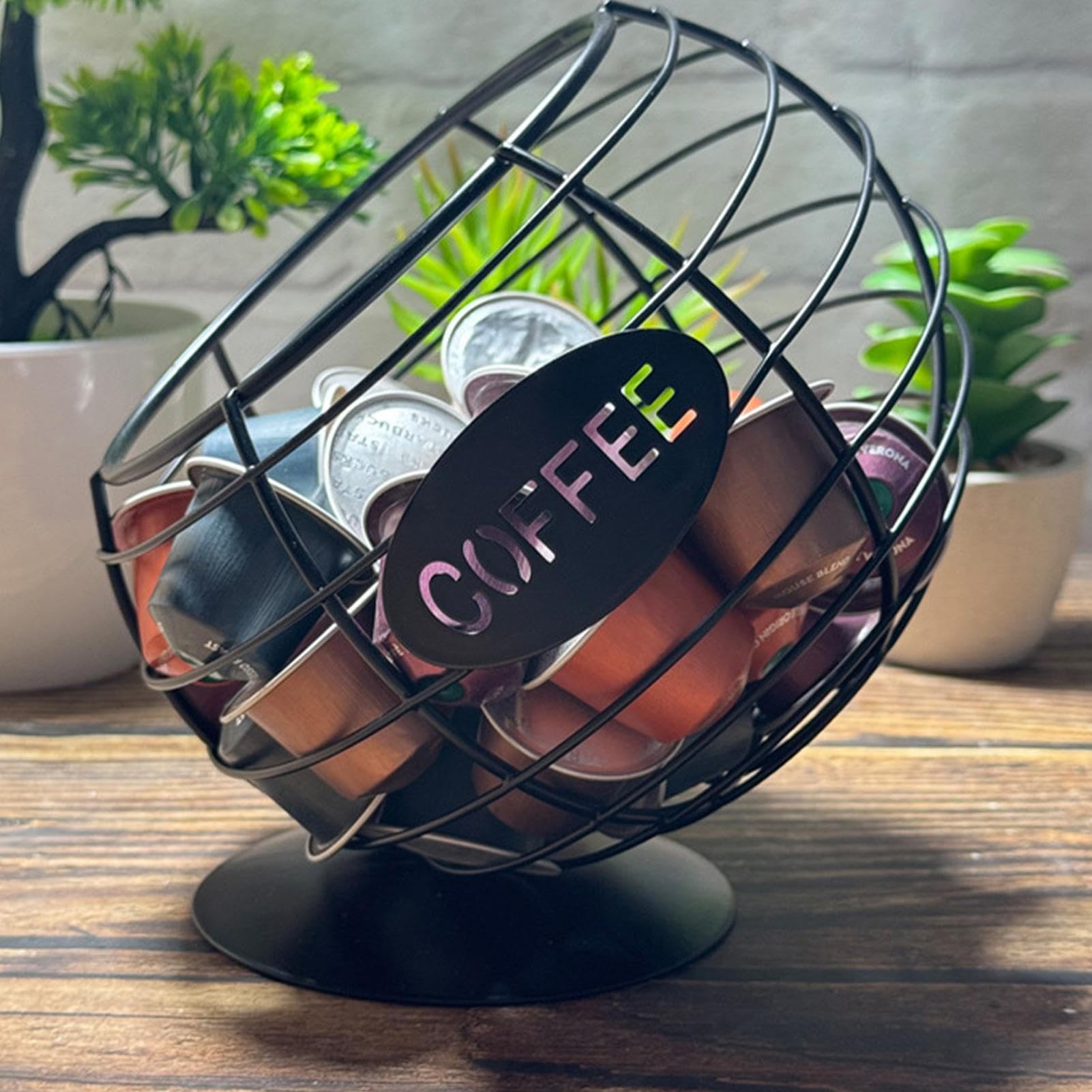Contenitore Per Di Caffè - Con Coperchio E Ampia Capacità Di Archiviazione,Postazione Per Di Caffè - Per Il Bancone Della Cucina, Il Soggiorno, Le Feste, Bar, La Frutta, Le