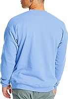 Vista 73 de Hanes Men's Ecosmart Fleece Sweatshirt, Pullover Crewneck Sweatshirt, Big & Tall, 1 or 2 Pack Denim Blue - 1 paquete