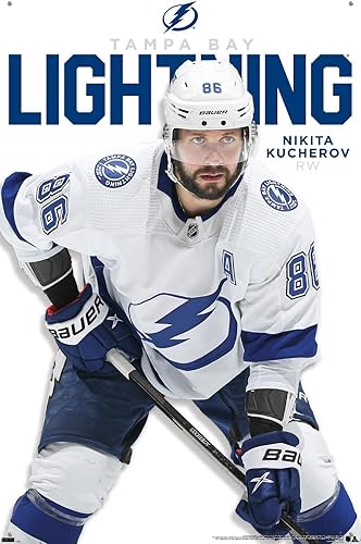 Miniatura 10 de Trends International NHL Tampa Bay Lightning - Póster de pared de la serie 23 de Nikita Kucherov, 14.72 x 22.37 pulgadas, paquete de póster premium