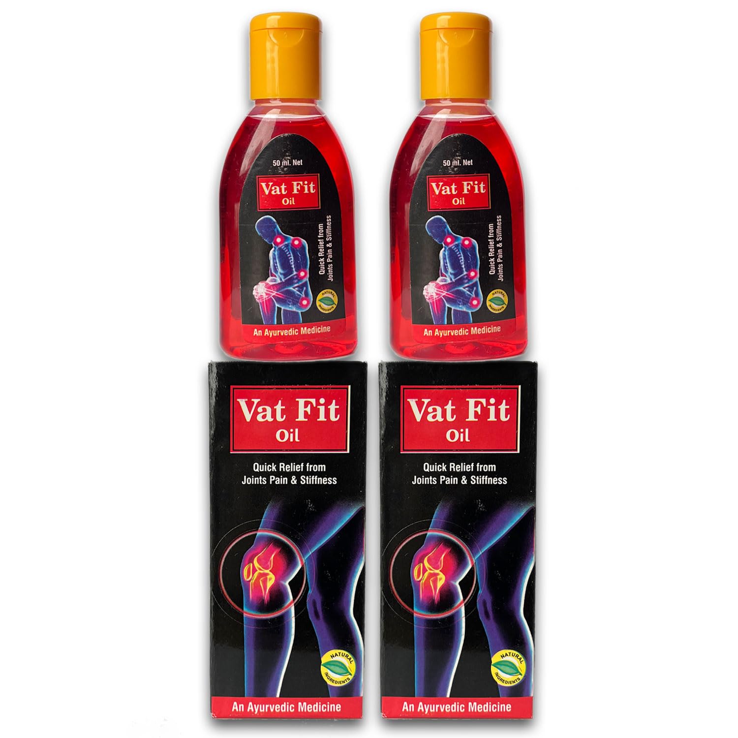 vat fit oil for joint & muscle Pain pack of 2