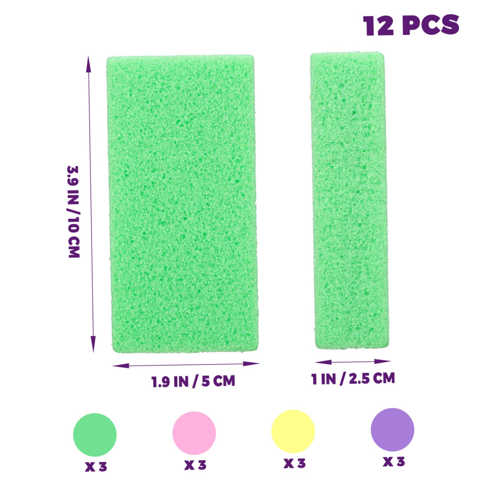 Healeved Ergonomic Handle Foot Pumice Stone Foot Buffer Remover Foot Razor for Removal Stone for Feet Dry Feet Skin Remover Compact Lightweight