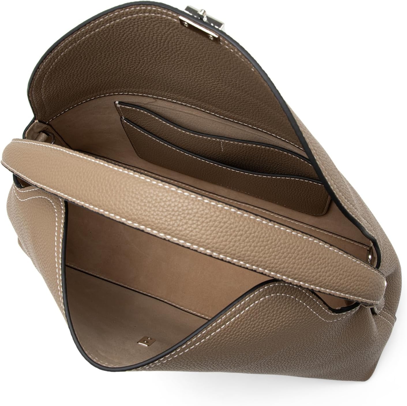 Leather Crossbody Bag for Women, Multiple Compartments for Everyday & Travel - Image 8