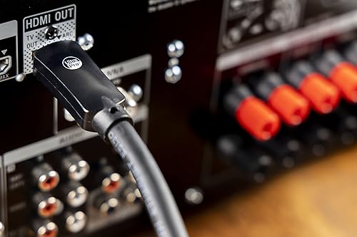 Miniatura 7 de UltraPro Cable HDMI para pared, 50 pies de alto, clasificación CL3, Ethernet 1080P 10.2Gbps, conectores dorados, para transmisión, juegos, cine en