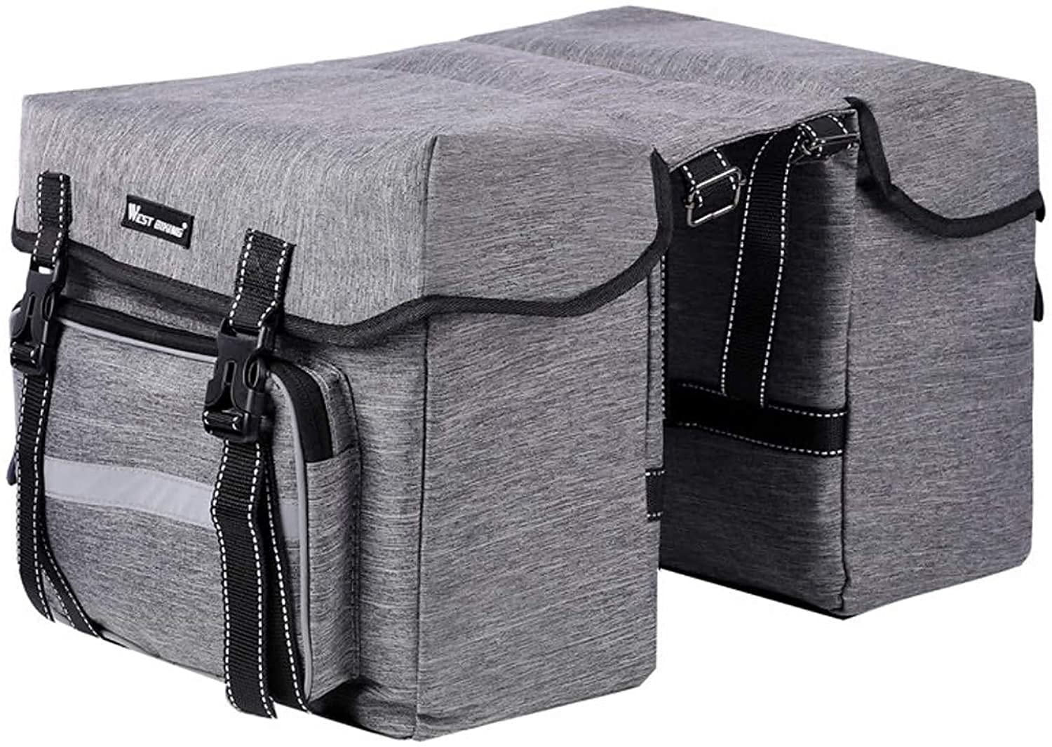 Torba wielbłądowa Rowerowa Bag Rower górski Tylna Torba Półka Duża Pojemność Jazda na dalekościach Jazda tylna Siedzenie Torba Ogonowa Wyposażenie (Color : Grey 25L)