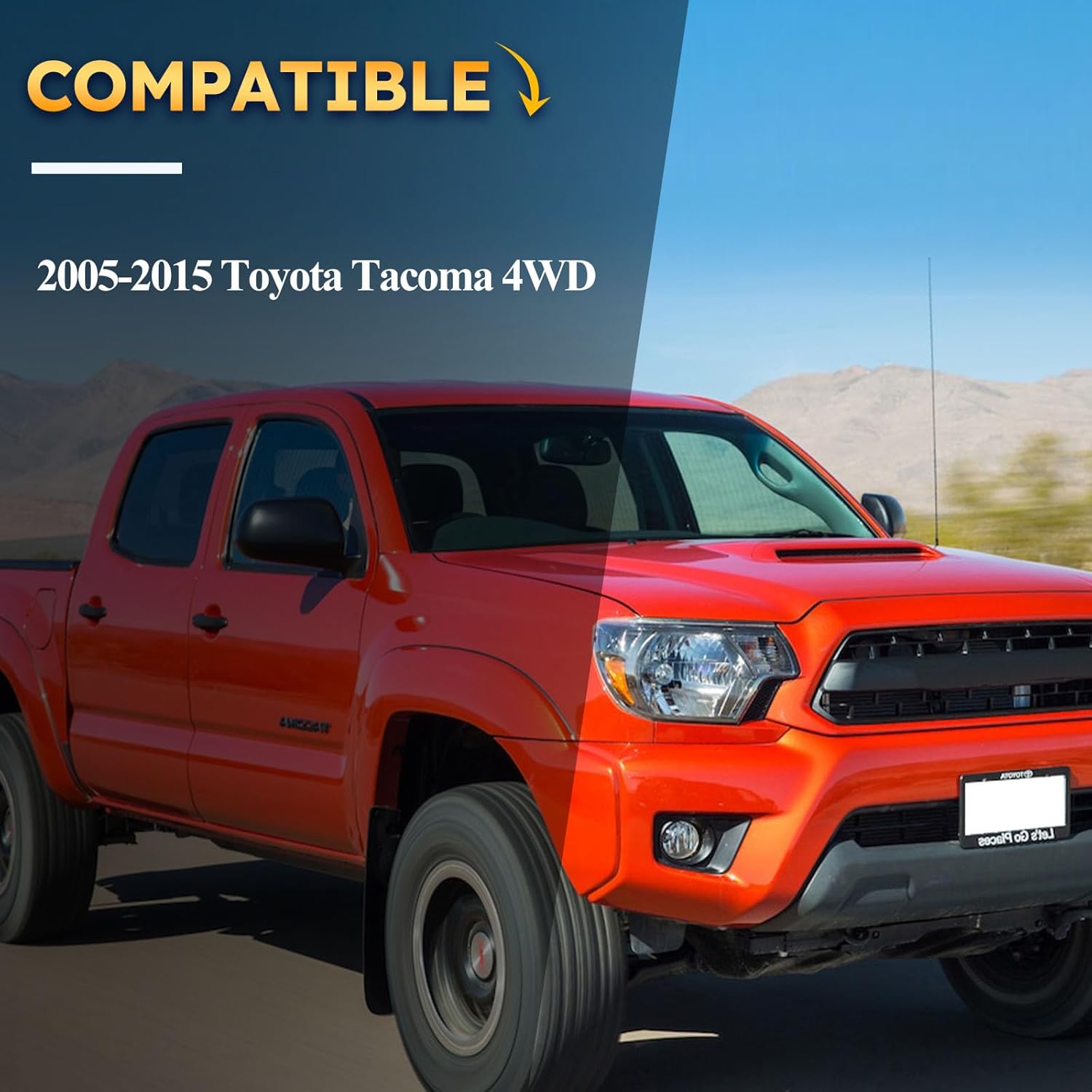 45203-04021 Steering Column Lower Intermediate Steering Shaft w/U-Joint Coupler for 2005-2015 TOYOTA Tacoma 4WD Replaces 425-471, 45203-04010, 45203-04011, 45203-04021, 45203-04020