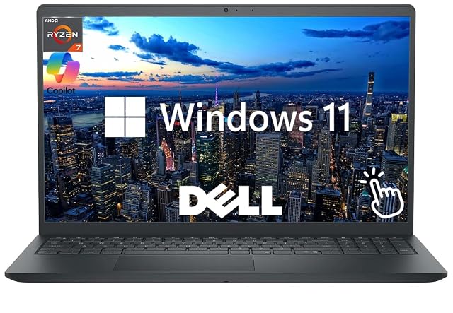 Dell Inspiron 15 3535 15 6 FHD Touchscreen Business Laptop Computer AMD Ryzen 7 7730U 8-Core Processor Up