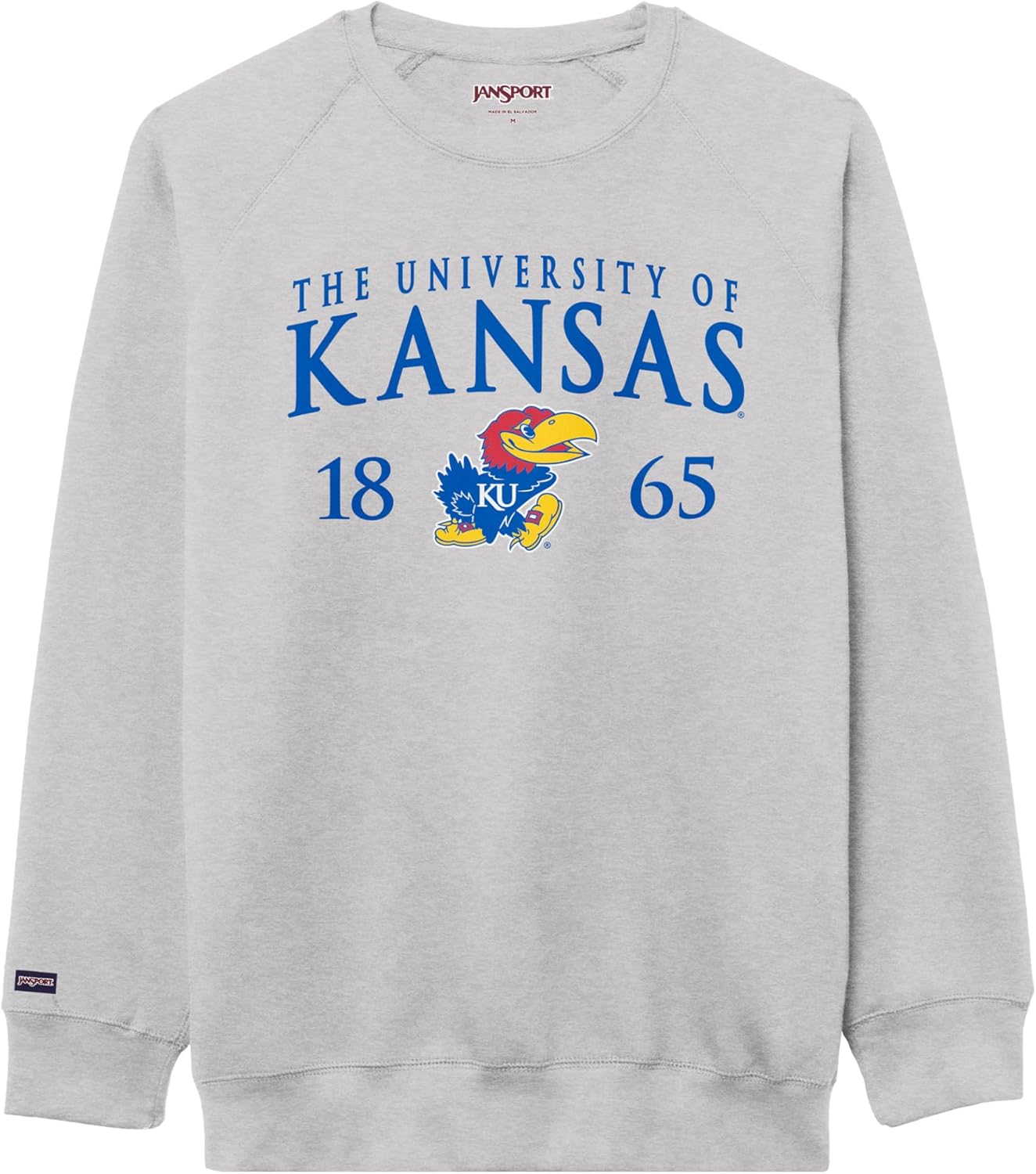 JanSport NCAA Officially Licensed Rival Crew Sweatshirt, Long Sleeve