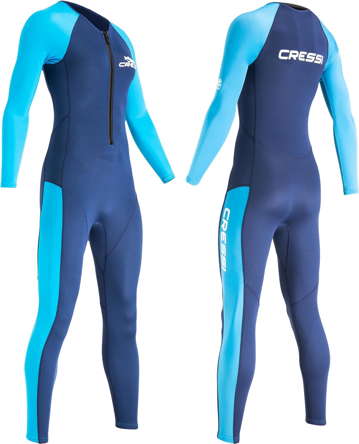 Cressi 2 mm Front-Zip Neoprene Wetsuit for Snorkeling, Swimming, and Watersports - Wahoo Lady: Designed in Italy by Cressi