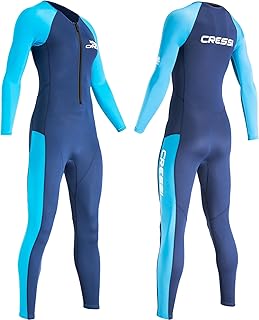 CRESSI Wahoo Monopiece Wetsuit - Traje una Pieza en Neopreno Suave y Elastano 1.5/2 mm, para Snorkel, Natación y Deportes Acuáticos