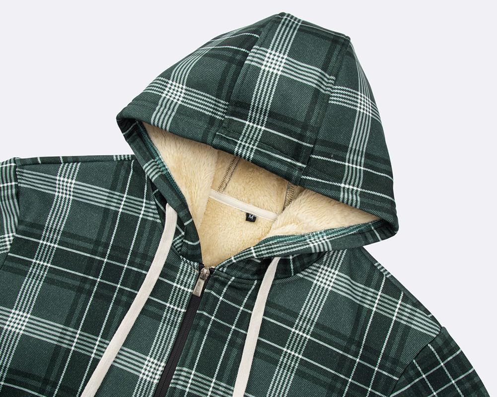 Męska bluza z kapturem z podszewką polarową, pogrubiona bluza z kapturem, na zimną pogodę, luźny krój, zamek błyskawiczny, sztruksowa, do pracy, na co dzień, bojówki, odzież wierzchnia z