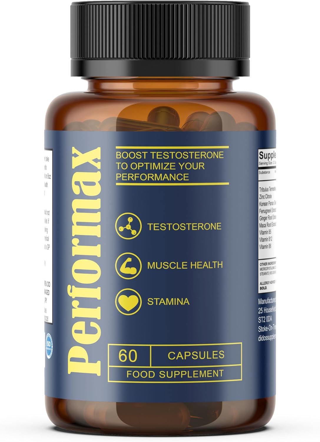 Performax – Male Enhancement Support for Advanced Male Performance/All Natural 60 Capsules/Supplement Heaven