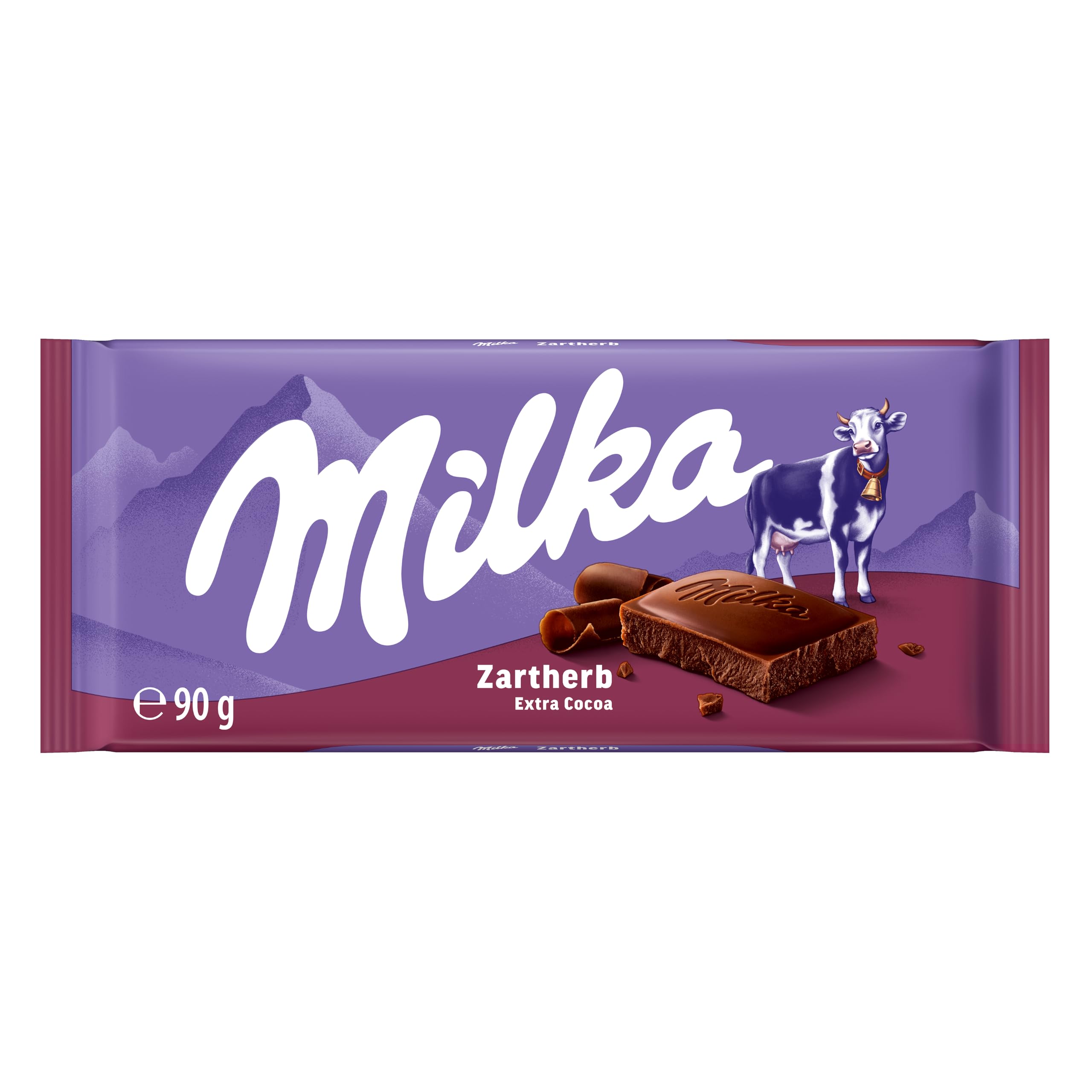 Milka Zartherb, Tafelschokolade, 90 g (25er-Pack)