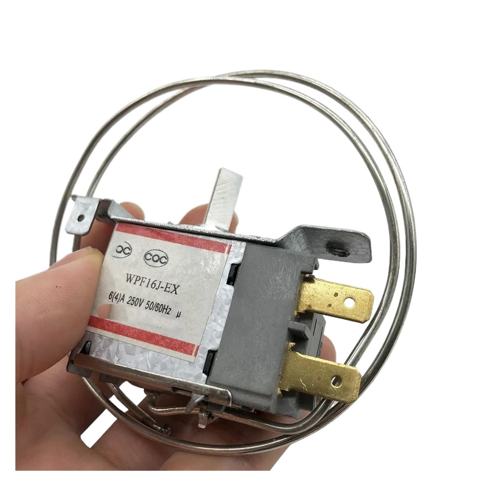 Fkymx 1Pcs 2Pin Temperature Control Switch Wpf16j-Ex Thermostat For Refrigerator