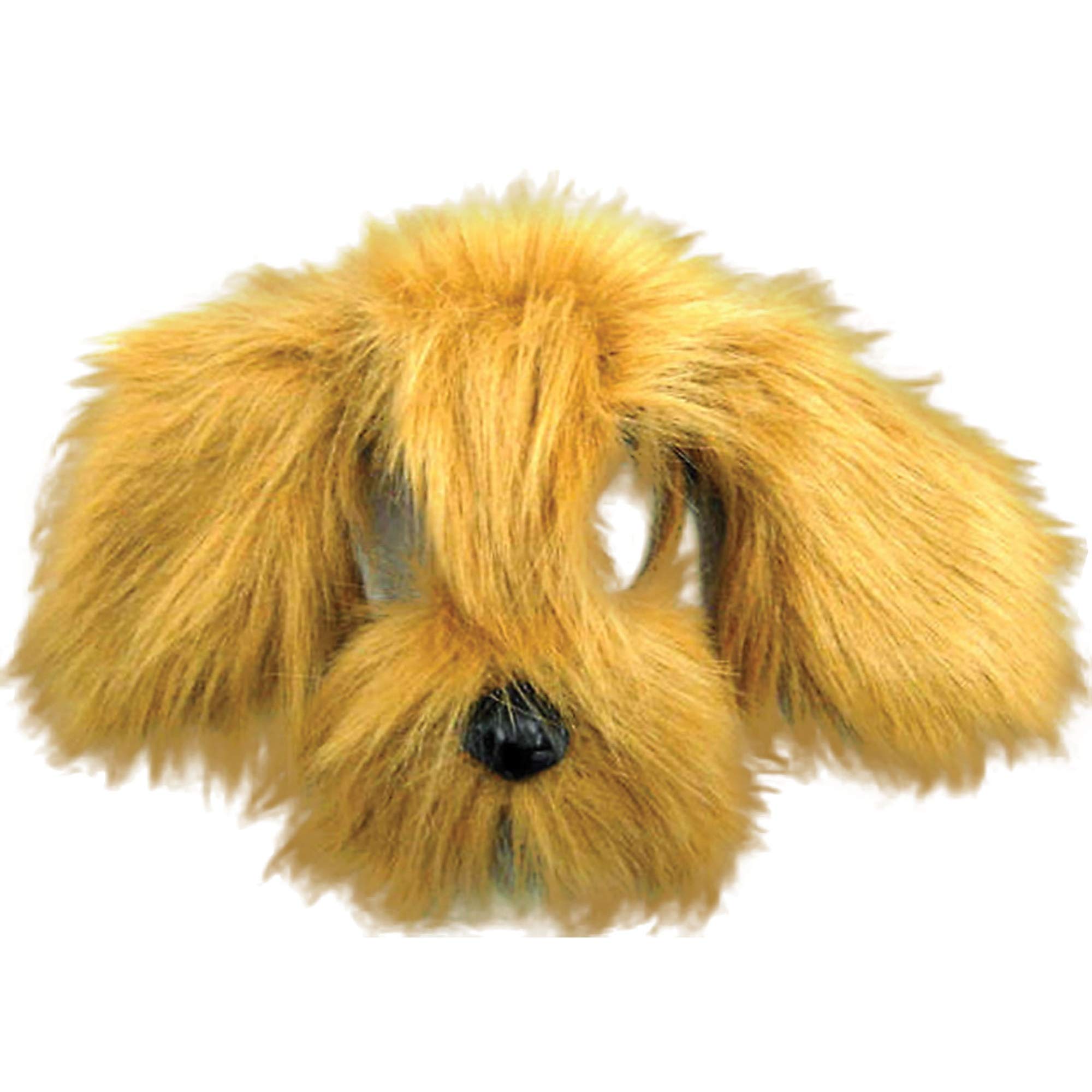 Bristol Novelty EM357 Shaggy Dog Mask with Sound on Headband, Unisex-Child, Brown, One Size