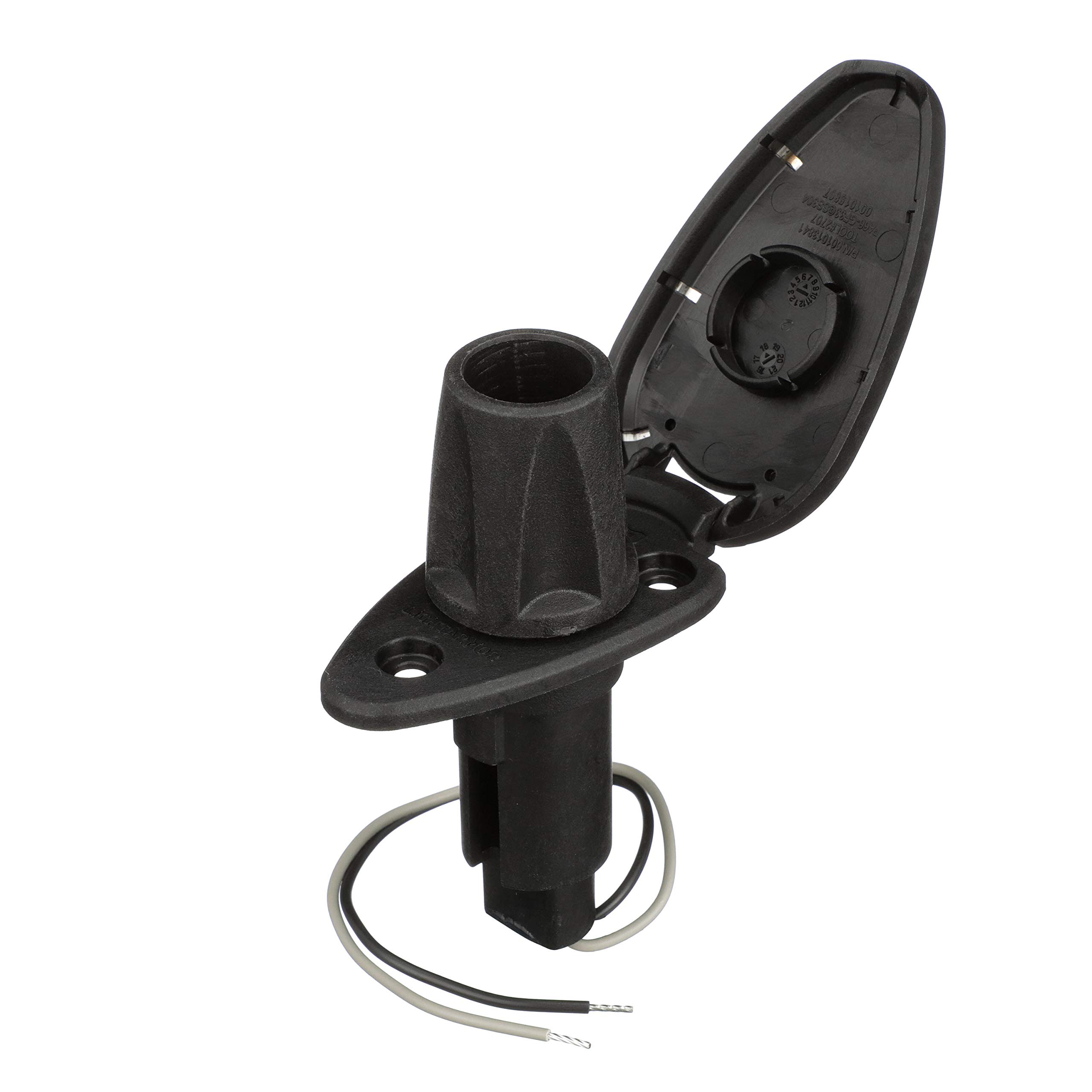 Attwood Marine Attwood LightArmor Plug-In Base - 2 Pin - Stainless Steel - Teardrop