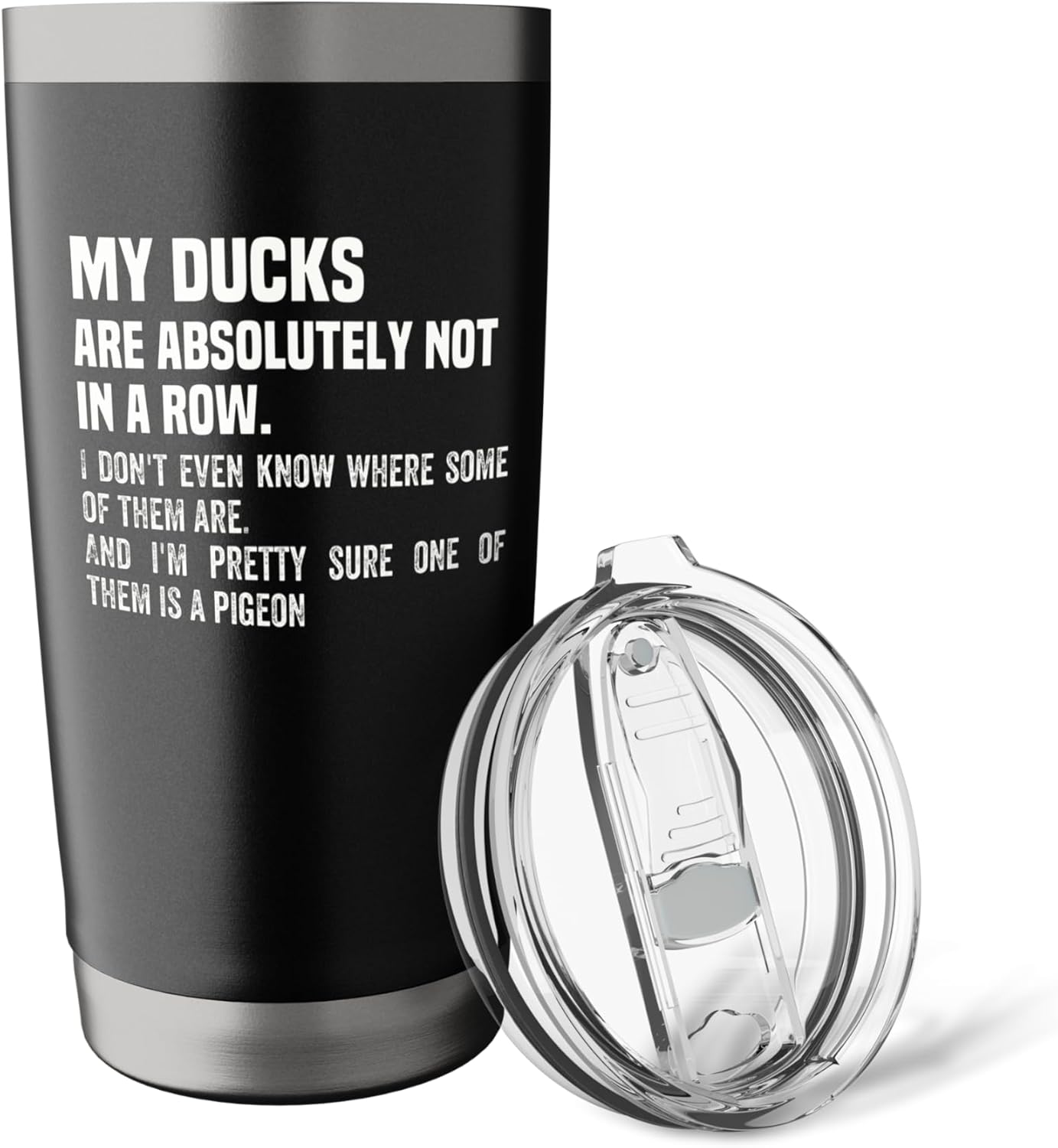 My Ducks Are Absolutely Not In A Row Funny Stainless Steel Insulated Tumbler - Image 5