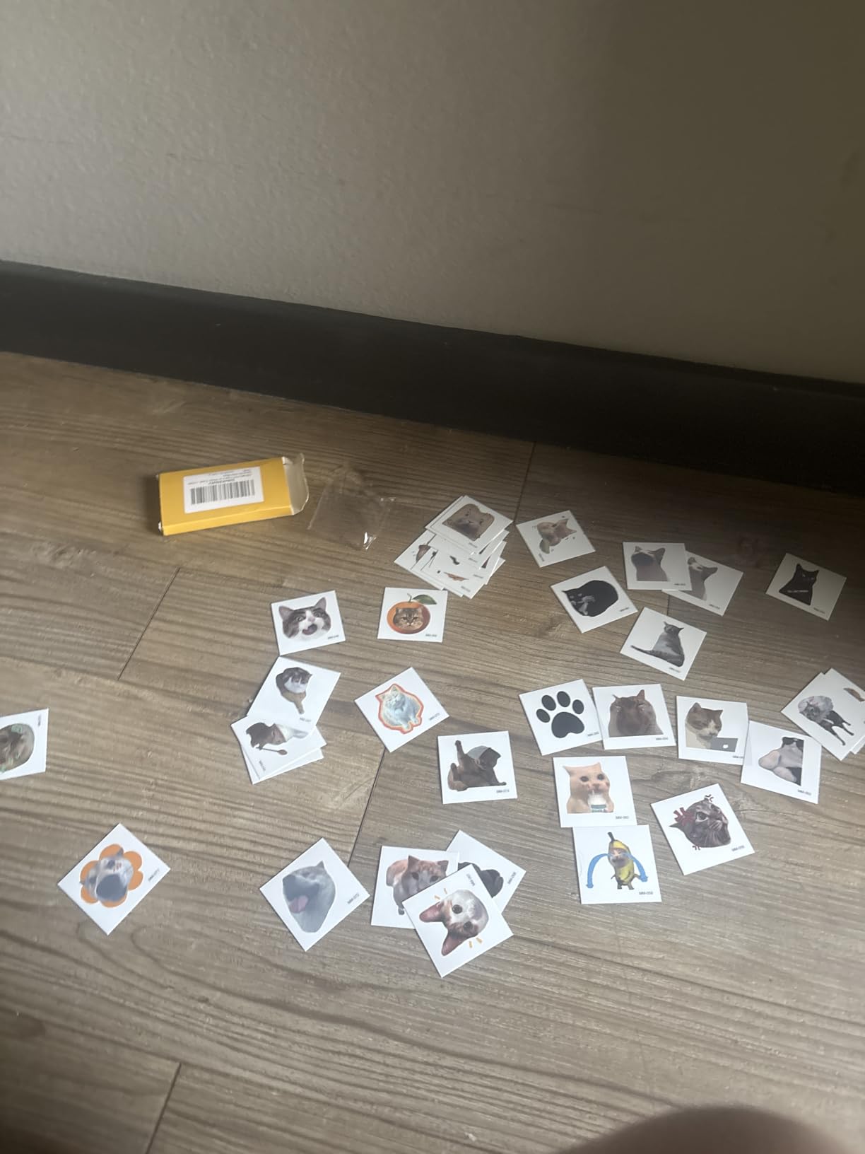 CHARLENT Cute Cat Meme Temporary Tattoos - 74 Individually Sheets Funny Animals Meme Tattoos for Birthday Decorations Party Supplies, School Rewards Gifts Ideas for Girls Boys 74 PCS