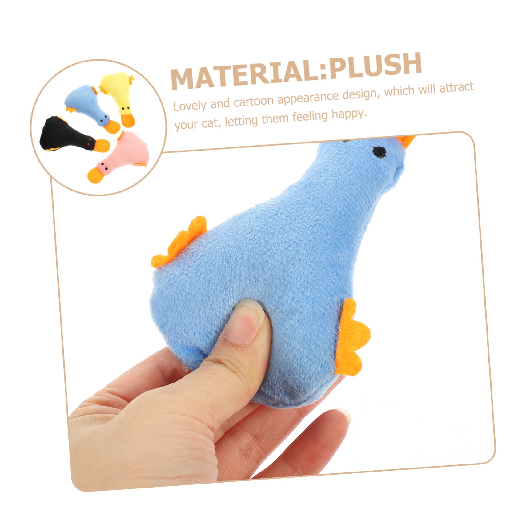INOOMP 20 Pièces Jouet de Chat drôle Jouet de Dentition Jouets de Diversion pour Chat Interactive Cat Toy Plush Fournitures pour Animaux de Compagnie d'intérieur Produits pour Chats