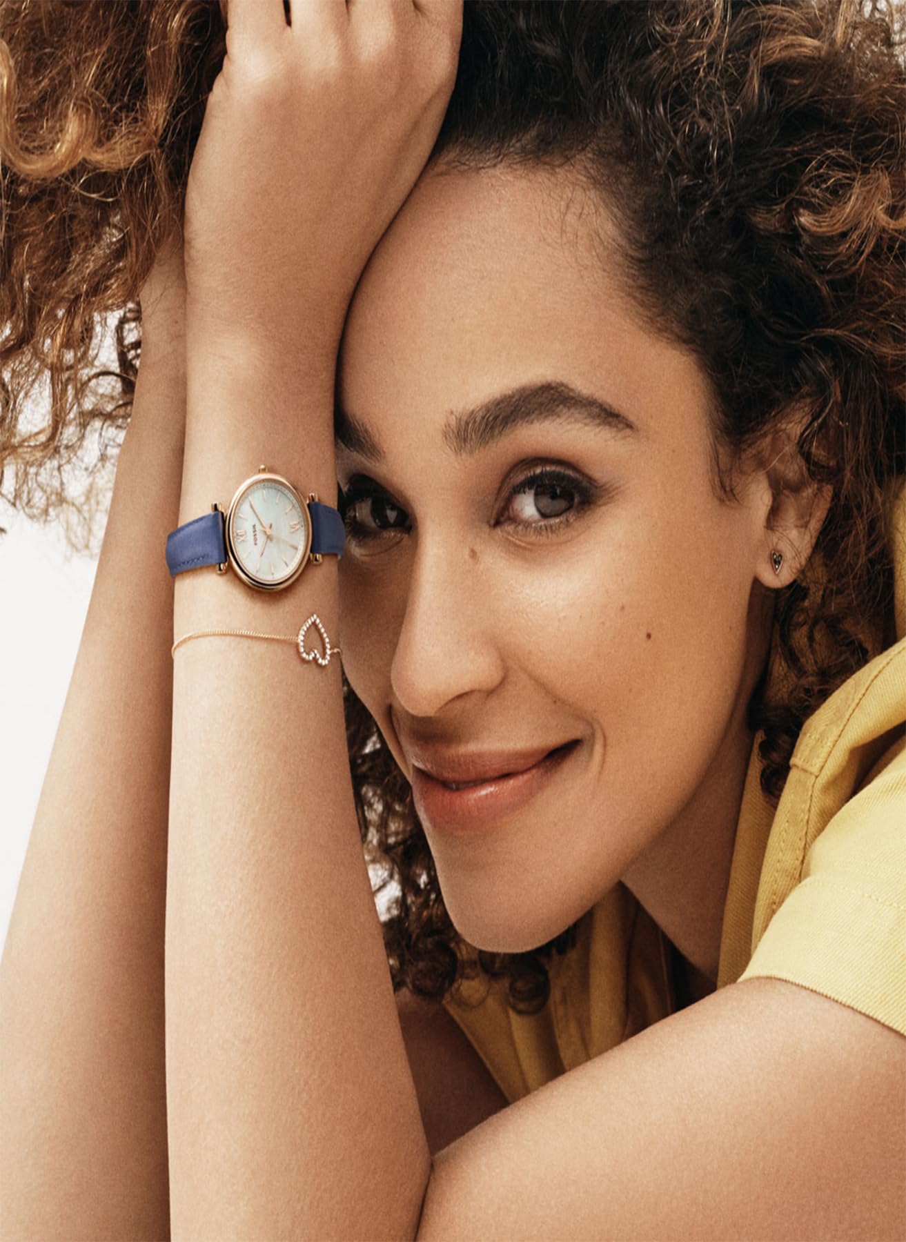 Fossil Orologio Carlie da donna, Movimento al quarzo a tre lancette con cinturino in pelle