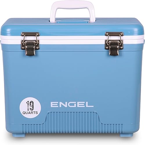 ENGEL - HieleraCaja seca de 19 cuartos, blanca