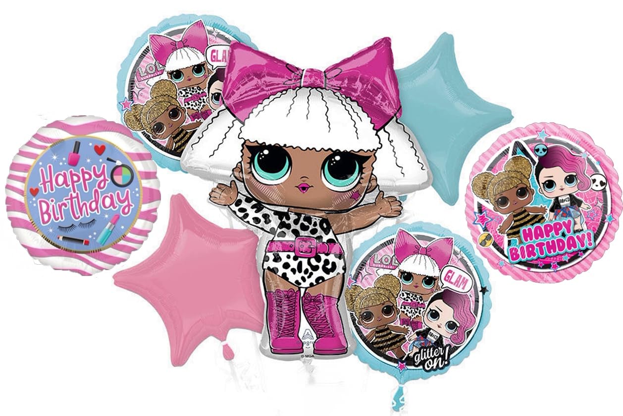 LOL Surprise Birthday Party Supplies Balloon Bouquet Decorations