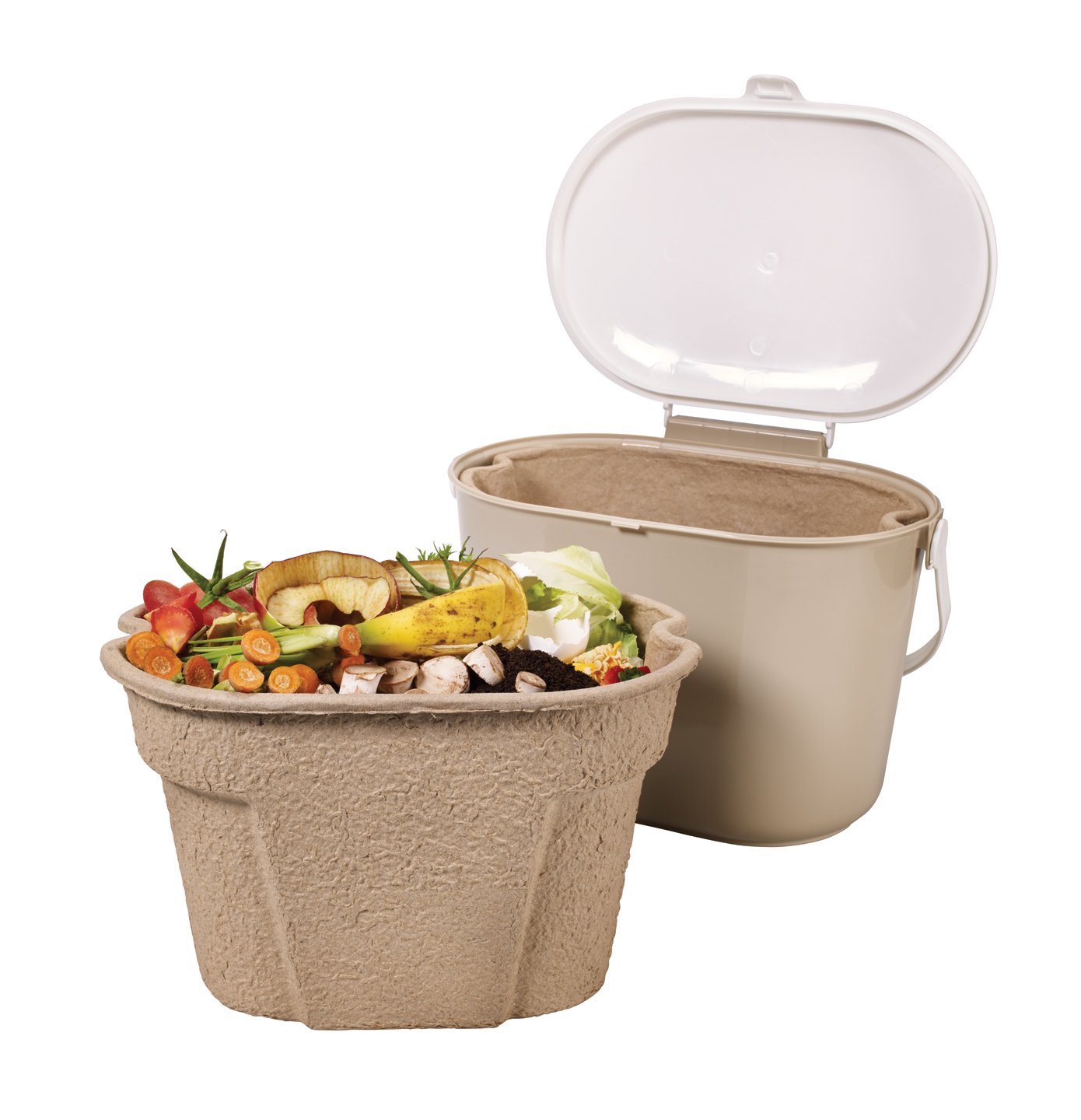 Kitchen Compost Collector Mini Bin Liner, Oval 20 Pak