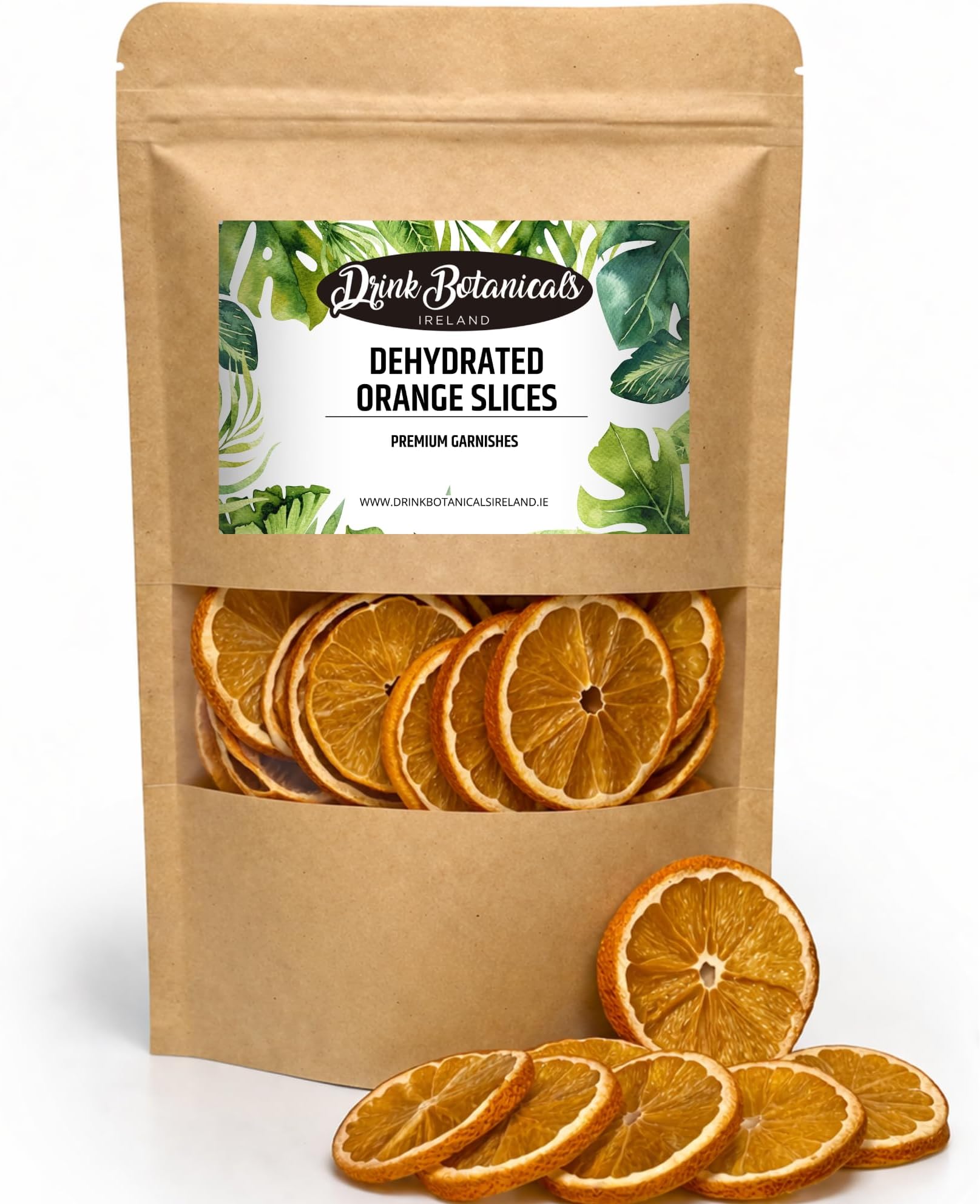 Dehydrated Dried Orange Slices | Orange Wheels | 45 + Servings Approx | 100% Natural No Added Sugars | For Cocktails, Wreath Making, Tea, Cakes, Decoration | Oranges For Cocktails | 3.5 OZ | 100 Grams