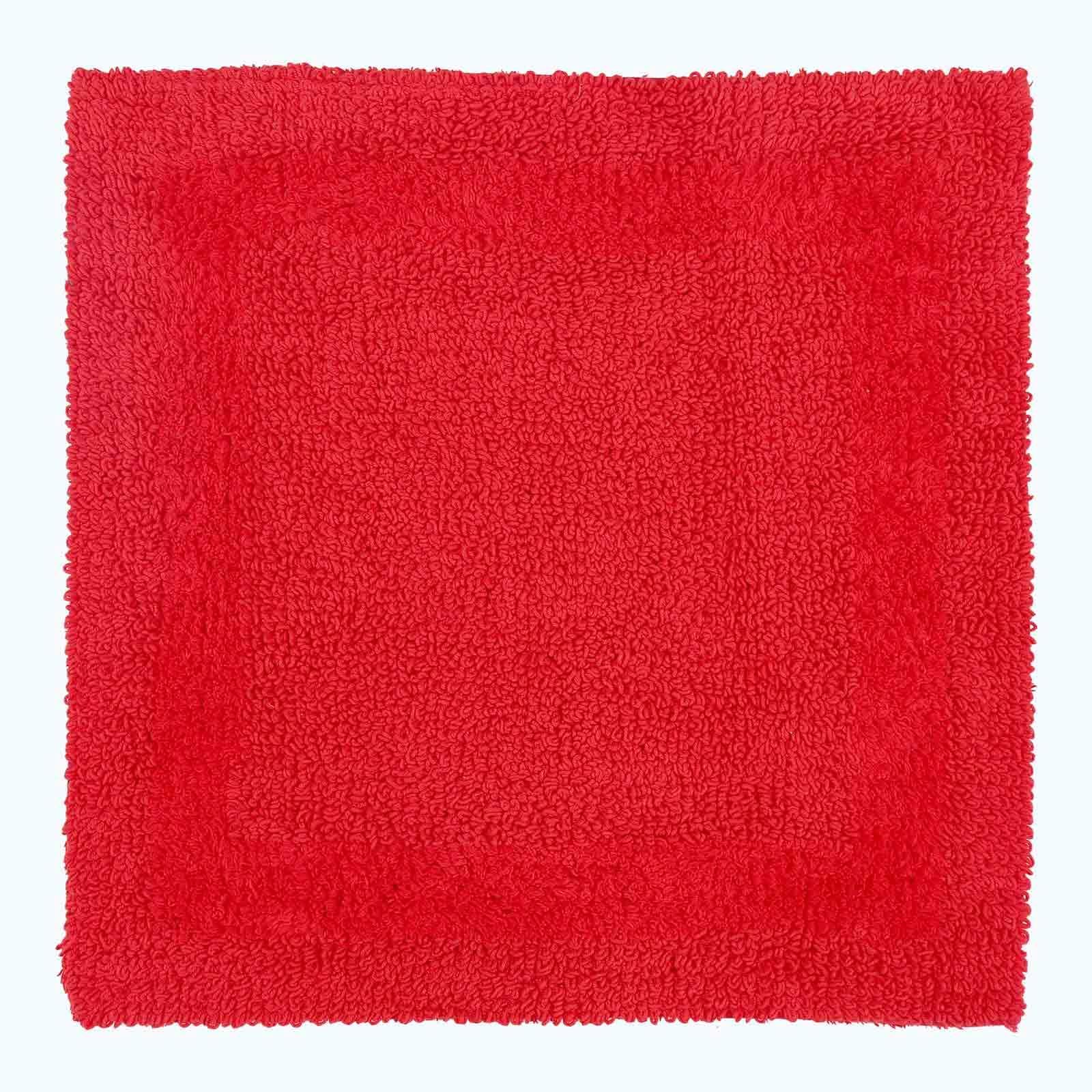 HOMESCAPES Toilet Mat, Luxury 1600gsm Extra Soft 100% Cotton, Reversible Bathroom Mats Non-Slip, Washable, Super Absorbent, Quick-Dry, Raspberry Pink Pedestal Rug for Toilet, 50 x 55 cm — view 88
