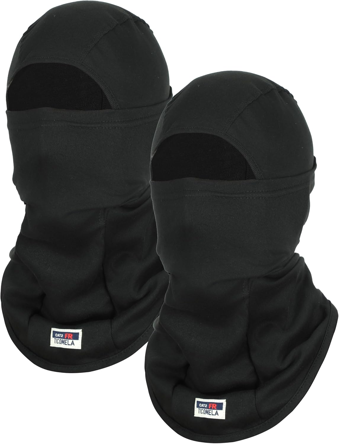 TICOMELA FR Face Mask Balaclava - Lightweight & Breathable for Summer |CAT2 Arc Rated Flame Resistant Hood,Welding Safe Cover