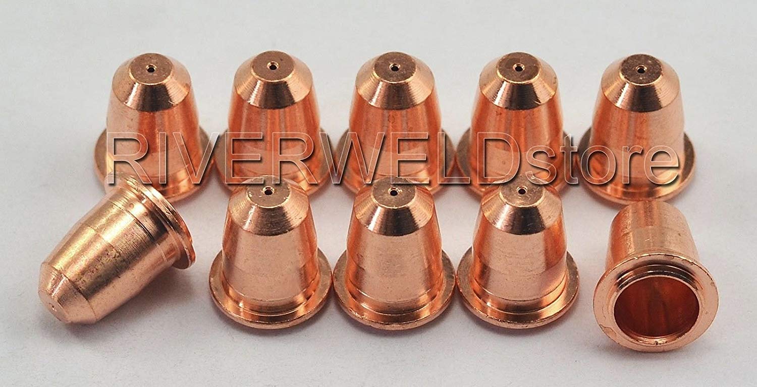 RIVERWELD PD0116-09 Plasma boquilla 0,9 Ajuste S45 S25 Antorcha de corte de plasma10pk