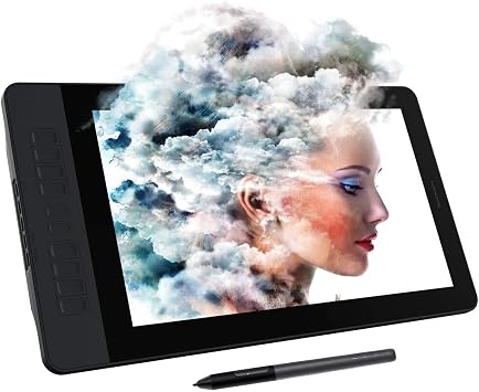 GAOMON PD1561 Pen Display & AP50 Passive Pen -15.6'' 8192 Tilt-Support HD Graphics Drawing Monitor Tablet for Digital Drawing/Animation/Online Teaching and Meeting