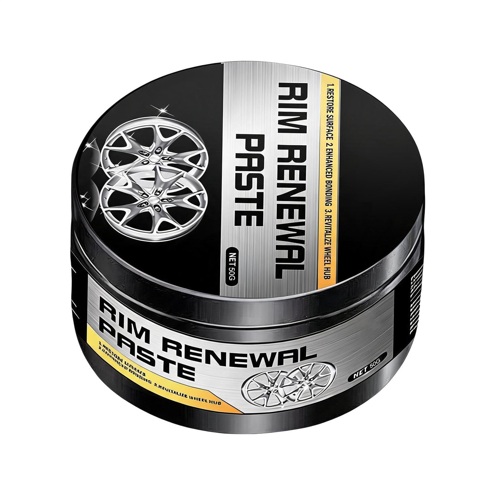 Limpiador Para Llantas Pasta pulidora multiusos 50 g eliminadora arañazos | Pasta Renovadora Para Llantas Automotriz Adecuado Para Coche Moto Bicicleta Automóvil RV SUV Sedán Taller Hogar Garaje