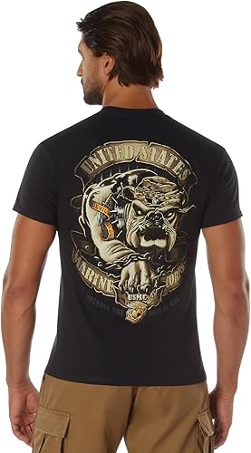 Vista 2 de Rothco Bi - USMC Bulldog Camiseta