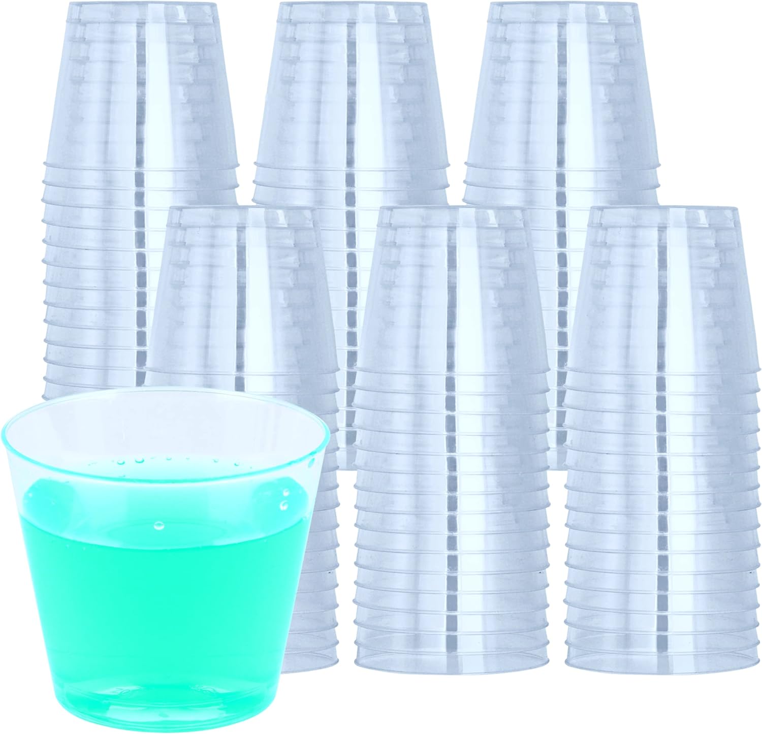 Buy Mini Plastic Shot Glasses Disposable Clear Plastic Cups