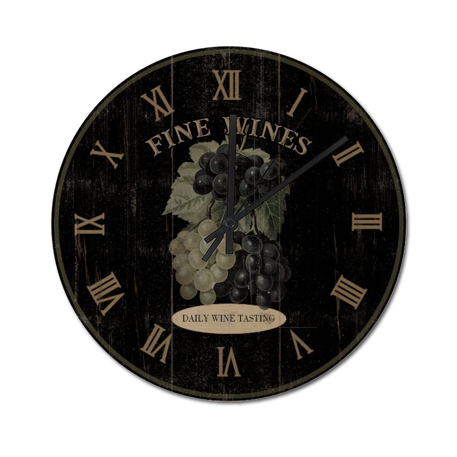 Horloge murale en bois lisible pour rompre la monotonie de vos pièces